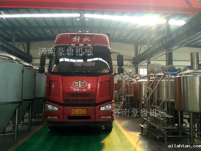 精酿啤酒设备准备发货